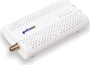 goCoax MoCA 2.5 Adapter with 2.5GbE Ethernet Port. MoCA 2.5. 1x 2.5GbE Port. Provide 2.5Gbps Bandwidth with existing coaxial Cables. White(Single, MA2500C)