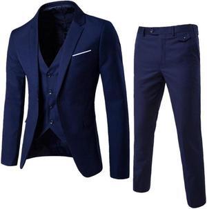 Men's Suits Sets(3 pieces)slim fit one button