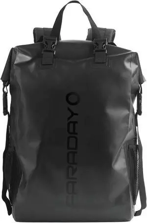 Faraday Dry Bag Backpack  Stealth Black
