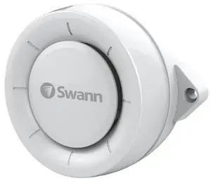 Swann Indoor Wireless Siren. Combine with Wi-Fi Alert Sensors to Deter Intruders with Loud Siren and Visual Alert. Wi-Fi Connected