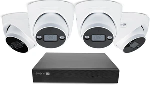 Swann AdvancedX 4K PoE NVR Security Camera System, 4 Domes, 8CH, 1TB local storage, 24/7 PoE recording, 50 ft color night vision, person and vehicle alerts, smart analytics, no subscription Swann AdvancedX 4K PoE NVR Security Camera System, 4 Domes, 8CH, 1TB local storage, 24/7 PoE recording, 50 ft color night vision, person and vehicle alerts, smart analytics, no subscription