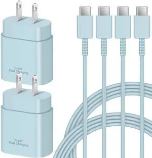 KEHIPI Type C Charger Fast Charging - 25W USB C Charger Block, Android Phone Wall Charging with 6Ft Type C to C Cable for Galaxy S25 Ultra/S25/S25+/S24 Ultra/S24/S24+/S23/S22 S21/S20/Note 20/Note 10