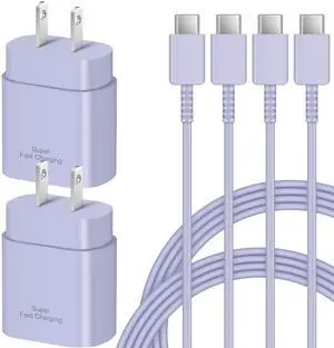 KEHIPI Type C Charger Fast Charging - 25W USB C Charger Block, Android Phone Wall Charging with 6Ft Type C to C Cable for Galaxy S25 Ultra/S25/S25+/S24 Ultra/S24/S24+/S23/S22 S21/S20/Note 20/Note 10