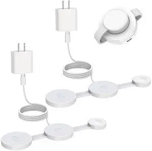 KEHIPI Magnetic Wireless Charging Station 3in1 Fast iPhone Charging Pad Foldable Travel MagSafe Charger Station Dock Apple Mag-Safe Charger for iPhone 16 Pro Max/16Plus/15 ProMax/14/13/12,Apple Watch