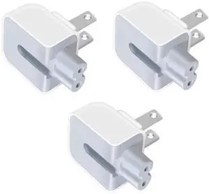 KEHIPI 3-Pack  US-Standard Power Plugs, Duckbill - Style Power adapters, US - Standard Travel adapters, Suitable for iPhone, Computers, iPads and More.