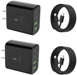 KEHIPI 4 - in - 1 Fast Charger, USB Power Adapter, USB C Wall Charger, Multi - Port USB Charger Block for iPhone 16 15 Pro