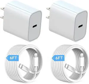 KEHIPI Charger for iPhone 14 Fast Charging, 20W USB C Wall Charger Block with 6FT Long Charging Cord Cable for iPhone 14 Charger/14 Pro Max/13/13 Pro Max/12/12 Pro Max/11/XR/XS/X and More