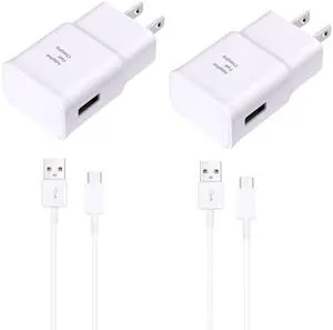 KEHIPI Android Phone Charger Samsung Charger Fast Charging Cord with 10FT USB Type C Cable for Samsung Galaxy S23/S23 Ultra/S22/S21/S20/S20+/S10/S10+/S10e/S9/S9+/S8/S8Plus/Edge/Active/Note 8/9/10/20