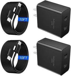 KEHIPI 45W Samsung Super Fast Charger USB C,Type C Chargers Fast Charging Android Phone Charger Samsung Galaxy S25 Ultra Chargers 10FT Fast Charging Cord for Samsung Galaxy S25 Ultra/S25/S24/S23,2Port