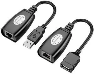 KEHIPI  USB to RJ45 Ethernet Adapter, 100Mbps 100 megabit Network Converter, Compatible with Windows, Mac, Laptop, Desktop, Nintendo Switch