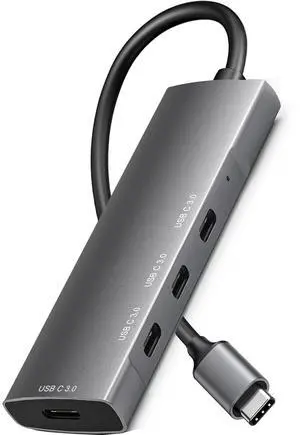 KEHIPI ENON USB C Hub 5Gbps, Laptop Docking Station with 4 x 5Gbps USB-C Data Ports Comptible for MacBook Pro, iMac, iPad Pro, iPhone 16/15, Galaxy S24, and More KEHIPI ENON USB C Hub 5Gbps, Laptop Docking Station with 4 x 5Gbps USB-C Data Ports Comptible for MacBook Pro, iMac, iPad Pro, iPhone 16/15, Galaxy S24, and More