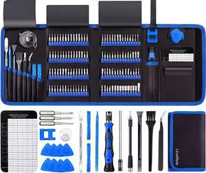 KEHIPI Electronics Precision Screwdriver Set 146-IN-1: Computer PC Laptop Repair Tool Kit - 123 Bits, Flexible Shaft, Extension Rod, Magnetic Mat for PC Building, iPhone, MacBook, PS5, Xbox, Switch KEHIPI Electronics Precision Screwdriver Set 146-IN-1: Computer PC Laptop Repair Tool Kit - 123 Bits, Flexible Shaft, Extension Rod, Magnetic Mat for PC Building, iPhone, MacBook, PS5, Xbox, Switch