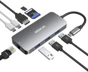 KEHIPI USB C Adapters for MacBook Pro/Air,Mac Dongle with 3 USB Port,USB C to HDMI, USB C to RJ45 Ethernet, 9 in 1 USB C to HDMI Adapter,100W Pd Charging, USB C to SD/TF Card Reader USB C Hub KEHIPI USB C Adapters for MacBook Pro/Air,Mac Dongle with 3 USB Port,USB C to HDMI, USB C to RJ45 Ethernet, 9 in 1 USB C to HDMI Adapter,100W Pd Charging, USB C to SD/TF Card Reader USB C Hub