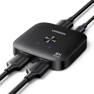UGREEN HDMI 2.1 Switch 2 in 1 Out 8K@60Hz Ultra HD Supports 4K@240Hz 4K@120Hz VRR HDR10+ Dolby Atmos 48Gbps HDMI Switcher Compatible with Switch/Switch 2 PS5 Xbox Roku Firestick Apple TV UGREEN HDMI 2.1 Switch 2 in 1 Out 8K@60Hz Ultra HD Supports 4K@240Hz 4K@120Hz VRR HDR10+ Dolby Atmos 48Gbps HDMI Switcher Compatible with Switch/Switch 2 PS5 Xbox Roku Firestick Apple TV