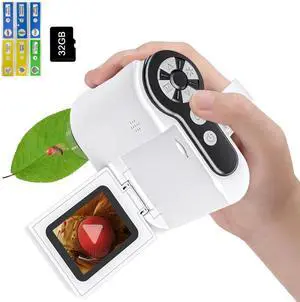 KEHIPI Microscope for Kids - 1000X Portable Handheld Kids Mini Microscope | Telescope with Photo and Video Educational Science Toys | Age 3 4 5 6 7 8 9 10 11 12 Years Old Kids Christmas Birthday Gift