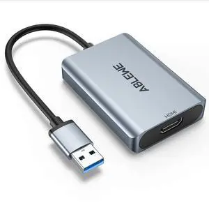 KEHIPI USB to HDMI Adapter for Monitor, 1080P USB HDMI 3.0 & 2.0 Audio Video Graphics Converter for Laptop Mac Desktop TV, USB HDMI Cable for Multiple Monitors PC Windows 10/8.1/8/7