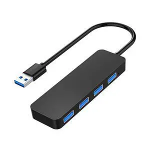 KEHIPI 4 Port USB 3.0 Hub,USB Hub Splitter,Suitable for laptops Windows Linux,PC,Xbox, Flash Drives, Hard Drives, Consoles and Printers.