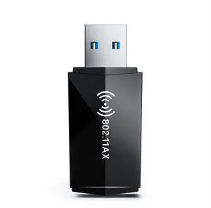 KEHIPI USB WiFi Adapter for PC Desktop - WiFi 6 AX1800Mbps 5GHz 2.4GHz USB 3.0 Wireless Wi-Fi Network Adapter for Desktop Computer Laptop with High Gain Wi-Fi Antenna Supports Win11/10