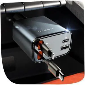 KEHIPI Retractable Car Charger, 69W Cars Adapter USB C Fast Charger, Car Accessories for Women Men, Christmas for Gifts for Dad Mom, Gifts for Men Women, for iPhone 17 Pro Max Air 16 15 14 13 Plus KEHIPI Retractable Car Charger, 69W Cars Adapter USB C Fast Charger, Car Accessories for Women Men, Christmas for Gifts for Dad Mom, Gifts for Men Women, for iPhone 17 Pro Max Air 16 15 14 13 Plus