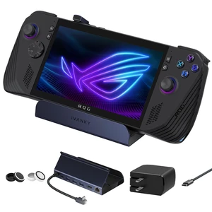 iVANKY 8-in-1 Dock for ROG Ally/X Steam Deck/OLED with 65W Adapter | Aluminum Docking Station, 4K@144Hz/ 4K@120Hz HDMI 2.1, 100W PD Charge, 1Gbps Ethernet, 3 USB 3.0, Pro Gaming Stand Hub iVANKY 8-in-1 Dock for ROG Ally/X Steam Deck/OLED with 65W Adapter | Aluminum Docking Station, 4K@144Hz/ 4K@120Hz HDMI 2.1, 100W PD Charge, 1Gbps Ethernet, 3 USB 3.0, Pro Gaming Stand Hub