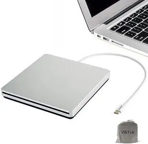 KEHIPI USB-C Superdrive External DVD/CD Drive for Laptop,USB3.0/Type-C CD/DVD Burner External DVD Drive Portable DVD Player for Laptop Desktop PC Apple Mac Windows 11/10/8/7/XP Linux OS