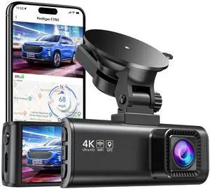 KEHIPI  Dashcams 4K Car Camera Front UHD 2160P with Wi-Fi GPS 3.16" LCD Screen Dash Camera for Cars with Night Vision,170° Wide Angle Dashboard Cam Recorder G-Sensor Parking Monitor