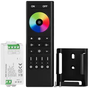 KEHIPI RF 2.4GHz Wireless Remote RC03RFB & C03RF Tuya Controller Kit 4 Zones Group Control PWM 5050SMD FCOB COB RGB (+ R G B) 4pin LED Strip DC5V DC12V DC24V