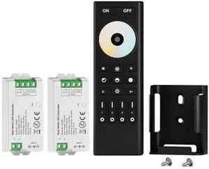 KEHIPI RF 2.4GHz Wireless Remote RC02RFB &2PCS C02RF Tuya Controller Kit 4 Zone Group Control PWM CCT(+ CW WW) 3pin 5050SMD FCOB COB Dual White LED Strip DC5V DC12V DC24V KEHIPI RF 2.4GHz Wireless Remote RC02RFB &2PCS C02RF Tuya Controller Kit 4 Zone Group Control PWM CCT(+ CW WW) 3pin 5050SMD FCOB COB Dual White LED Strip DC5V DC12V DC24V