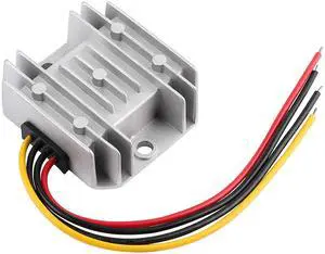 KEHIPI Reducer DC 8V-40V to 12V 3A 36W Automatic Buck Boost Converter Step Down Up Regulator Waterproof Module Transformer for Golf Cart Club Car