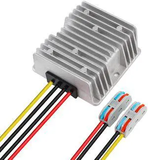 KEHIPI DC 24V to 12V 30A 360W Waterproof Buck Converter Voltage Reducer Regulator Power Converter Transformer for Golf Cart Club Car