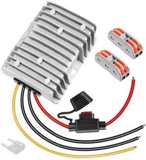 KEHIPI 30A 240W 12v Golf Cart 48V 36V to 12V Converter Voltage Regulator Reducer Transformer with Fuse
