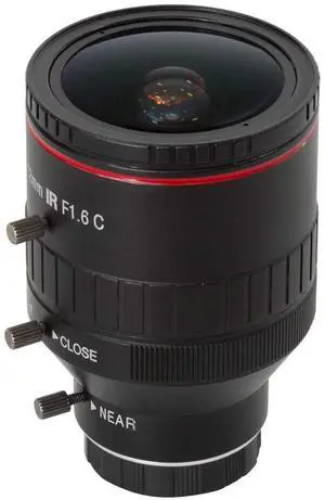 KEHIPI 2.8-12mm Varifocal C-Mount Lens for Raspberry Pi HQ Camera, with C-CS Adapter, Industrial Telephoto Lens