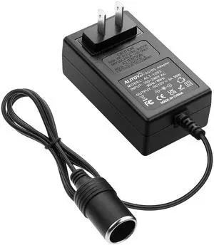 KEHIPI AC to DC Converter 110V to 12V Converter 3A Power Supply 36W Max with Car Cigarette Lighter Socket for Car Charger Car Dash Cam Car MP3/MP4 Car Fan