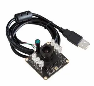 KEHIPI 1080P Day & Night Vision USB Camera for Computer, 2MP Automatic IR-Cut Switching All-Day Image USB2.0 Webcam Board with IR LEDs for Windows, Linux, Android and Mac OS