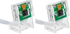 KEHIPI for Raspberry Pi Camera Module with Case, 5MP 1080P for Raspberry Pi 5, 4, 3/3B+ and More (Pack of 2)