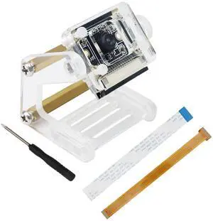 KEHIPI  8MP Camera for Raspberry Pi 5 4 B 3 B+ A+ Zero 2 W Jetson Nano with Adjustable Holder and Ribbon Cable, 120° Viewing Angle, 1080P 720P Output