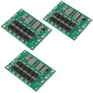 KEHIPI 3 PCS 3S 11.1V 12V 12.6V 60A 18650 Charger PCB BMS Protection Board with Enhance Li-ion Lithium Battery Charger Lipo Cell Module for Drill Motor