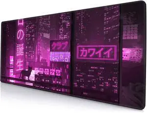 KEHIPI Gaming Mouse Pad, Large Anime Mouse Pads for Desk, Non-Slip Rubber Base Mousepad, Keyboard Mouse Mat Desk Pad with Stitched Edges, 31.5x11.8 inch KEHIPI Gaming Mouse Pad, Large Anime Mouse Pads for Desk, Non-Slip Rubber Base Mousepad, Keyboard Mouse Mat Desk Pad with Stitched Edges, 31.5x11.8 inch