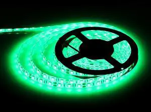 KEHIPI  Green LED Light Strip, 16.4ft Bright Green LED Tape Lights, 300 Units SMD 5050 LEDs, IP65 Waterproof Flexible Rope Lights for Room, Kitchen, Under Cabinet Lighting, Party