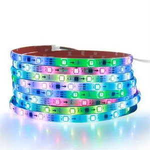 KEHIPI WS2811 LED Strip RGB Addressable LED Rope Light 12V 5m 150 LEDs Dream Color Programmable Digital LED Pixel Lights Waterproof IP65 with 3M VHB Heavy Duty Self-adhesive Back for Raspberry Pi DIY