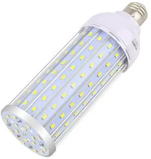 KEHIPI 60W LED Corn Light Bulb Lamp, 6000LM E26/E27 6000K 85V~265V Super Bright Light for Indoor Large Area, Garage barn Workshop Warehouse Factory Porch Backyard High Bay Street Outdoor