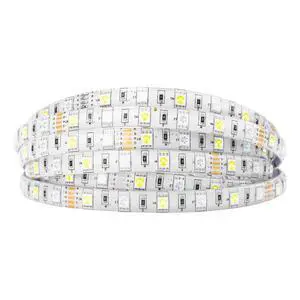 KEHIPI 5050 RGBW RGB+Cool White(6000K-7000K) 150RGB+150White LED Tape Light 5m 16.4ft 60LED/m Multi-Colored IP65 10mm Width FPCB DC12V for Bedroom Home Decoration(No Adapter or Controller)
