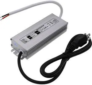KEHIPI 12V LED Power Supply 100W Low Voltage Transformer Adapter,AC100-130V to DC12V 8.33A 100 Watts LED Driver Waterproof IP67 for Indoor and Outdoor LED Lights Use