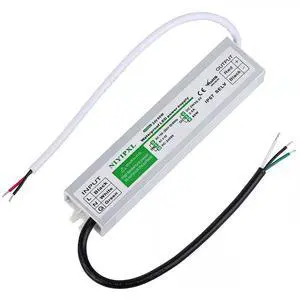 KEHIPI LED Driver 60W Waterproof IP67 Power Supply, 24V Transformer 90V-260V AC to DC for Strip Lights, Constant Voltage Products (1) KEHIPI LED Driver 60W Waterproof IP67 Power Supply, 24V Transformer 90V-260V AC to DC for Strip Lights, Constant Voltage Products (1)