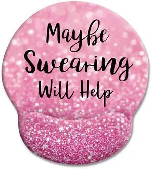 KEHIPI Cute Pink Ergonomic Mouse Pad with Wrist Rest, Gaming Mousepad Wrist Support with Non-Slip Pain Relief PU Base, Funny Computer Mouse Pads for Desk Work, Cute Office Desk Accessories Decor KEHIPI Cute Pink Ergonomic Mouse Pad with Wrist Rest, Gaming Mousepad Wrist Support with Non-Slip Pain Relief PU Base, Funny Computer Mouse Pads for Desk Work, Cute Office Desk Accessories Decor