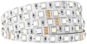 KEHIPI 5050 RGBW RGB+Cool White(6000K-7000K) 150RGB+150White LED Tape Light 5m 16.4ft 60LED/m Multi-Colored IP30 10mm Width FPCB DC12V for Bedroom Home Decoration(No Adapter or Controller)
