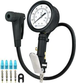 KEHIPI Universal 3" Dial Inflator for Bicycles and Cars, Air Compressor Attachment
