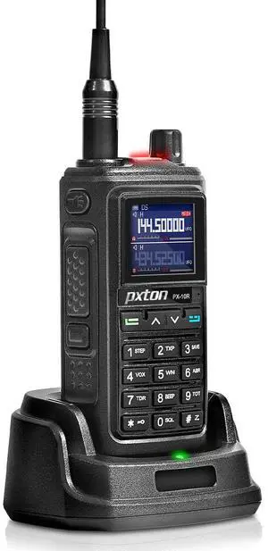 KEHIPI  999 Channels ham Radio Dual Band Handheld Two Way Radio Waterproof walkie talkies for Adults Long Range with Wireless Frequency Copy,NOAA,VOX,Super Flashlight USB-C Charger and Li-ion Battery