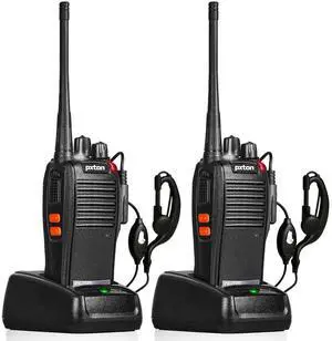 KEHIPI 777S Rechargeable walkie talkies for Adults Long Range with Earpieces and Li-ion Battery,Two Way radios has VOX/TOT/Emergency Alarm/Battery Low Alert/Flashlight/Scan Function2 Pack