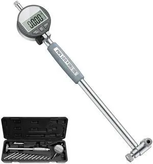 KEHIPI Digital Dial Indicator Bore Gauges (2"-6"/0.0005"), Engine Cylinder Measurement with Carbide anvils